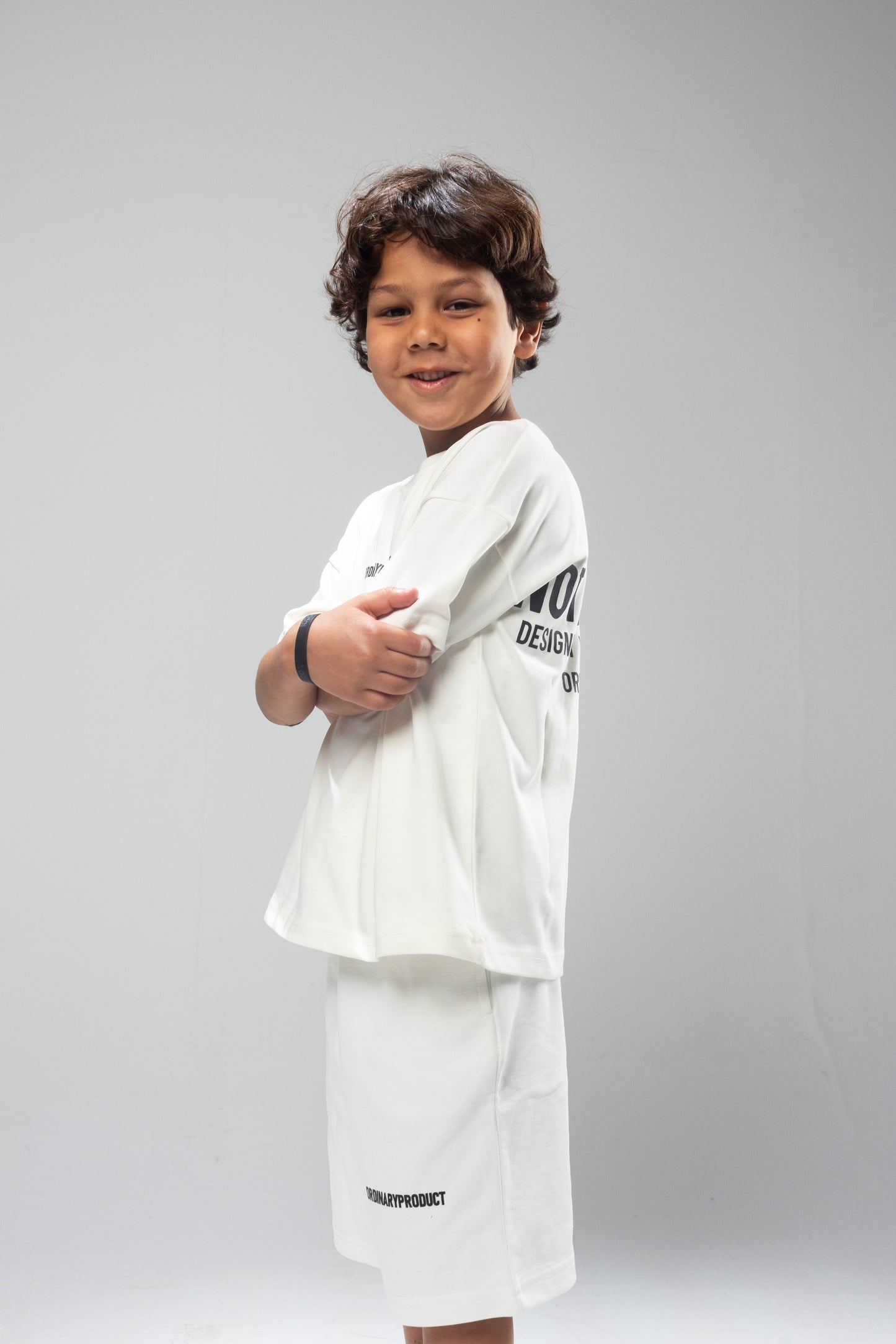 WHITE KIDS SHORT
