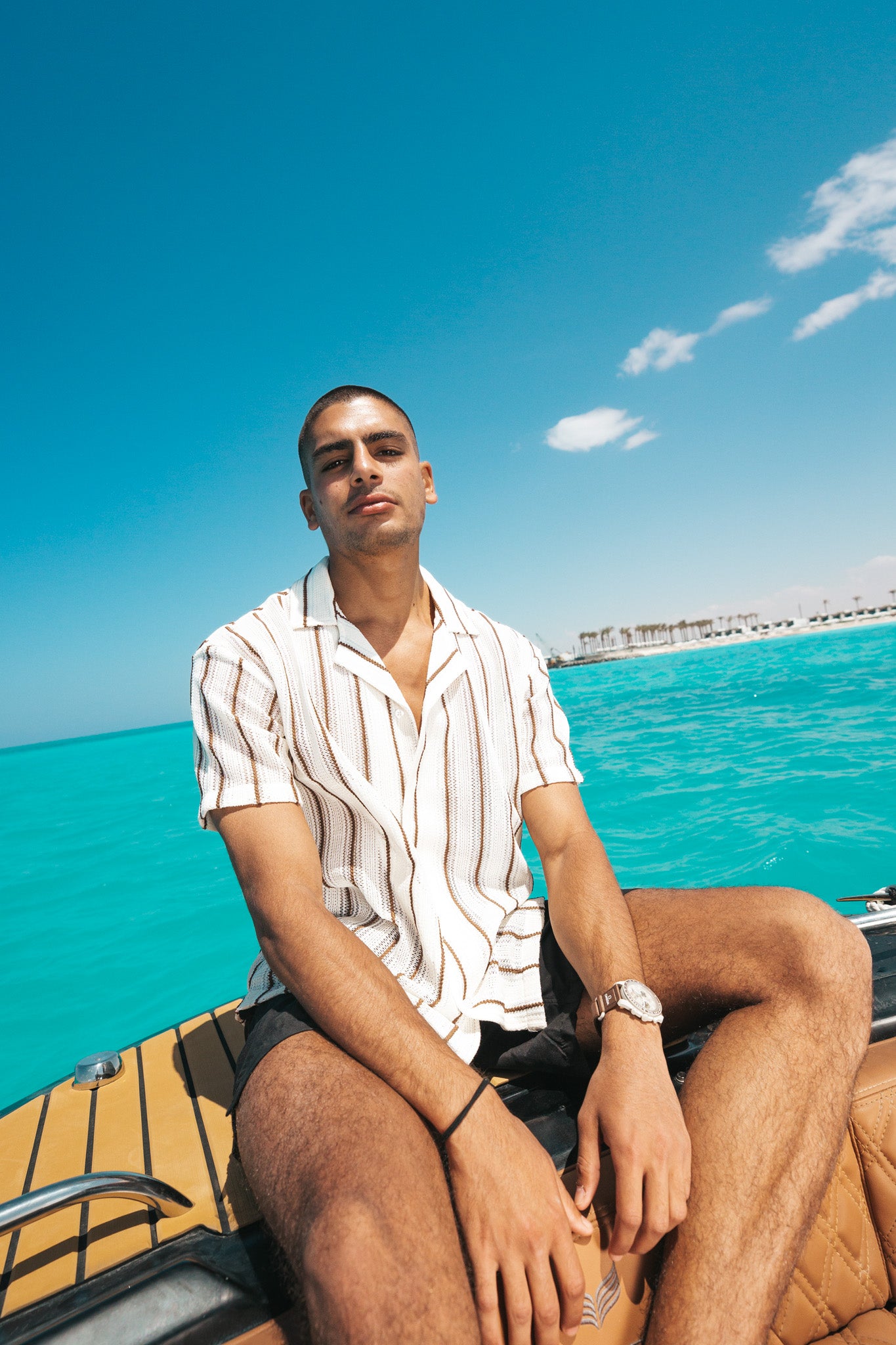 CREAM X WALNUT AIR SHIRT