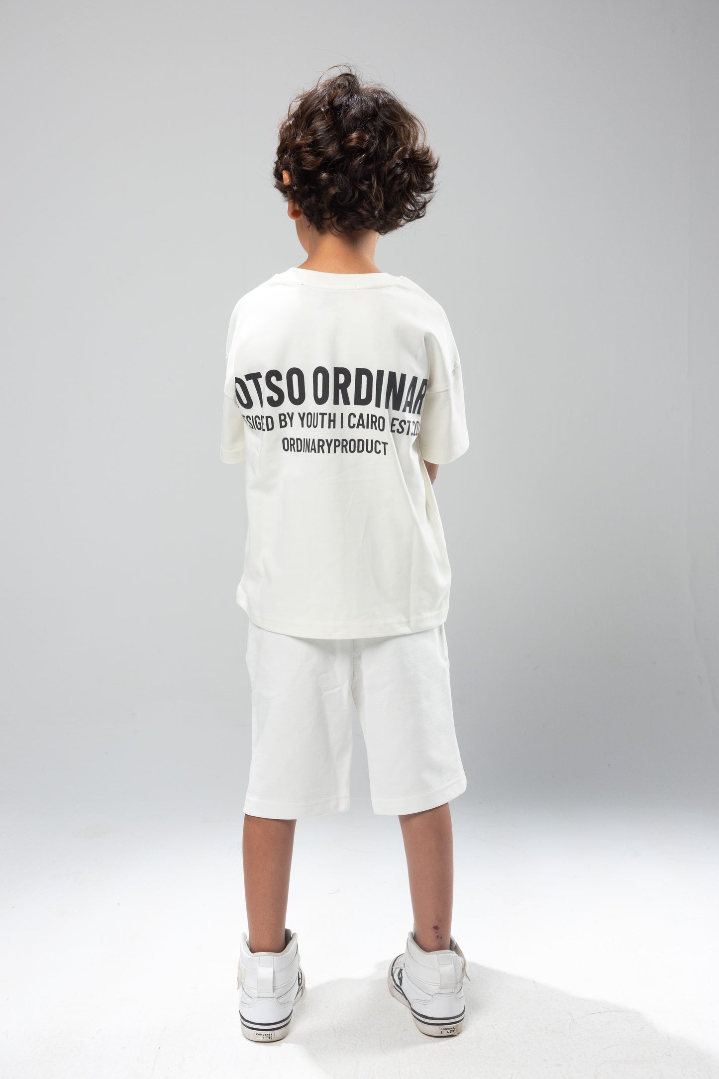 WHITE KIDS SHORT
