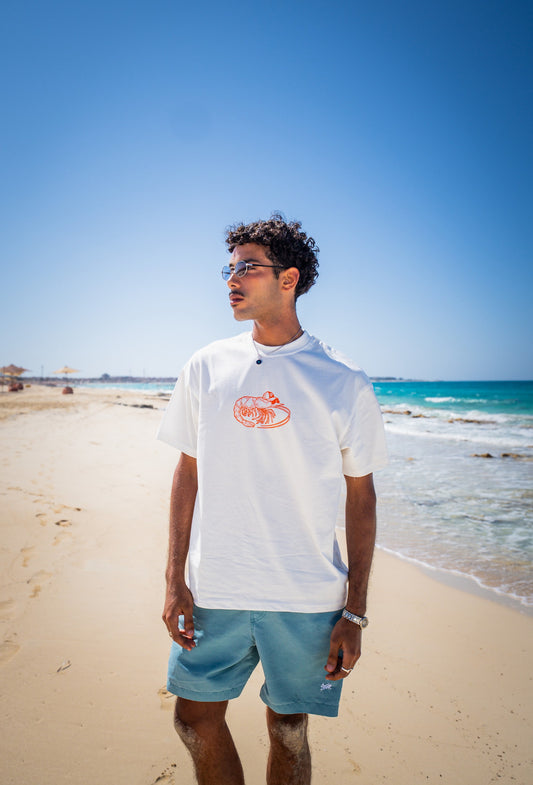 WHITE SHRIMP OP T-SHIRT