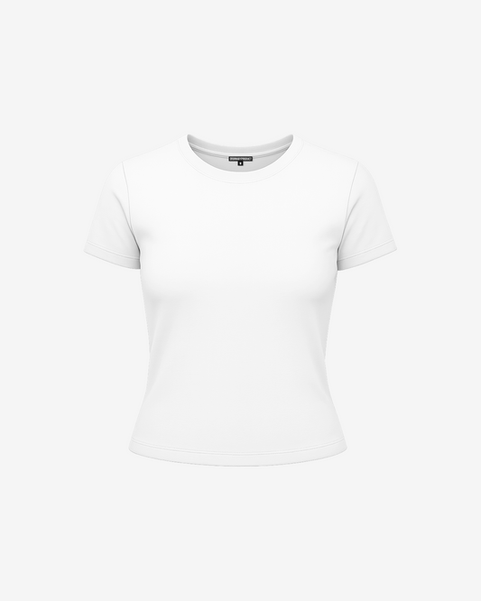 WHITE BABY TEE