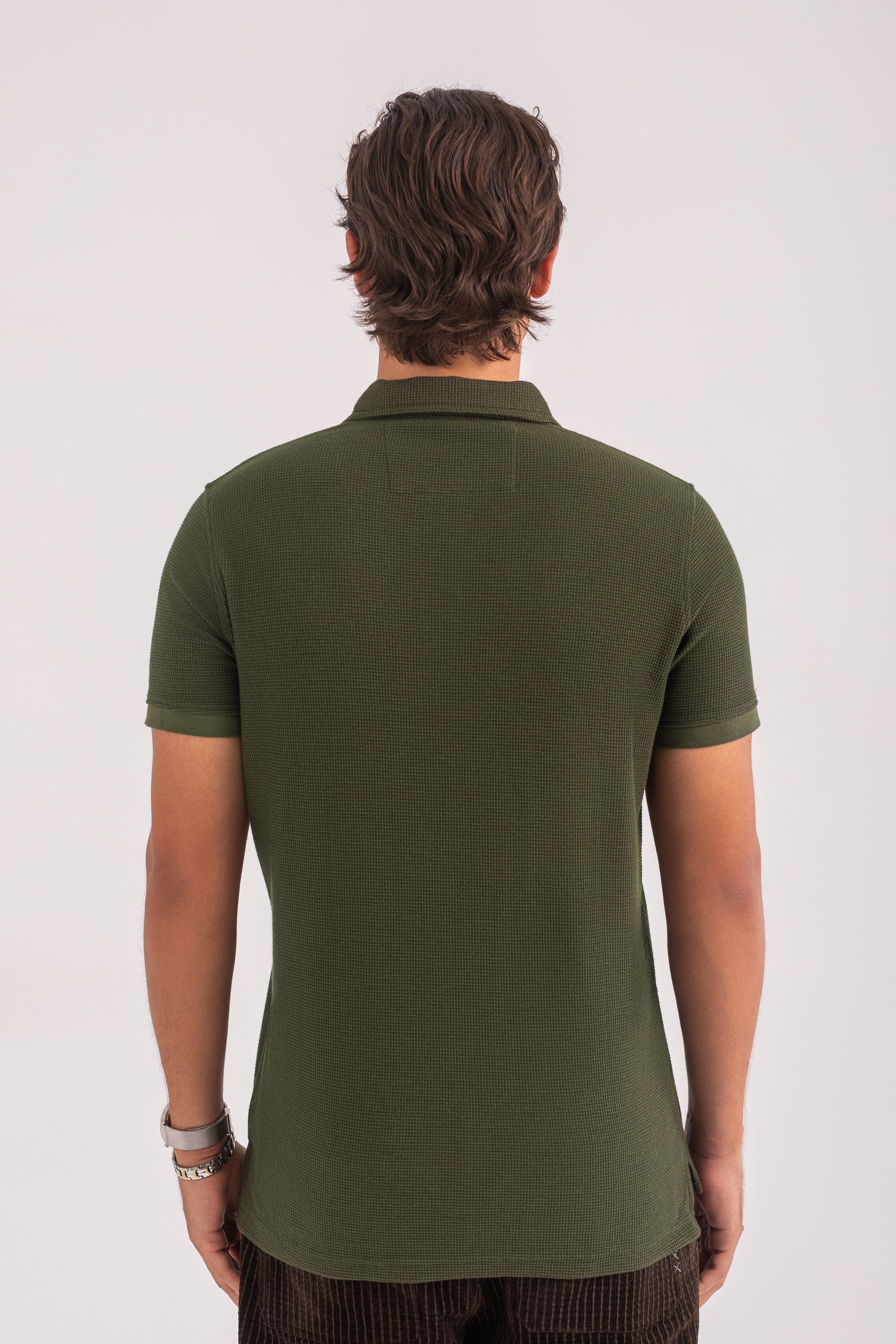 OLIVE CASUAL COLLAR