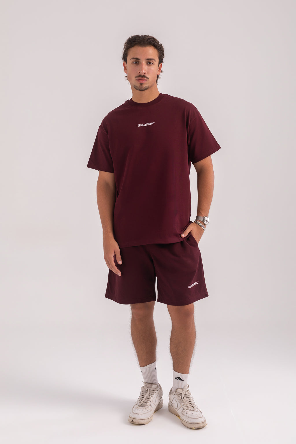 BURGUNDY SHORTS