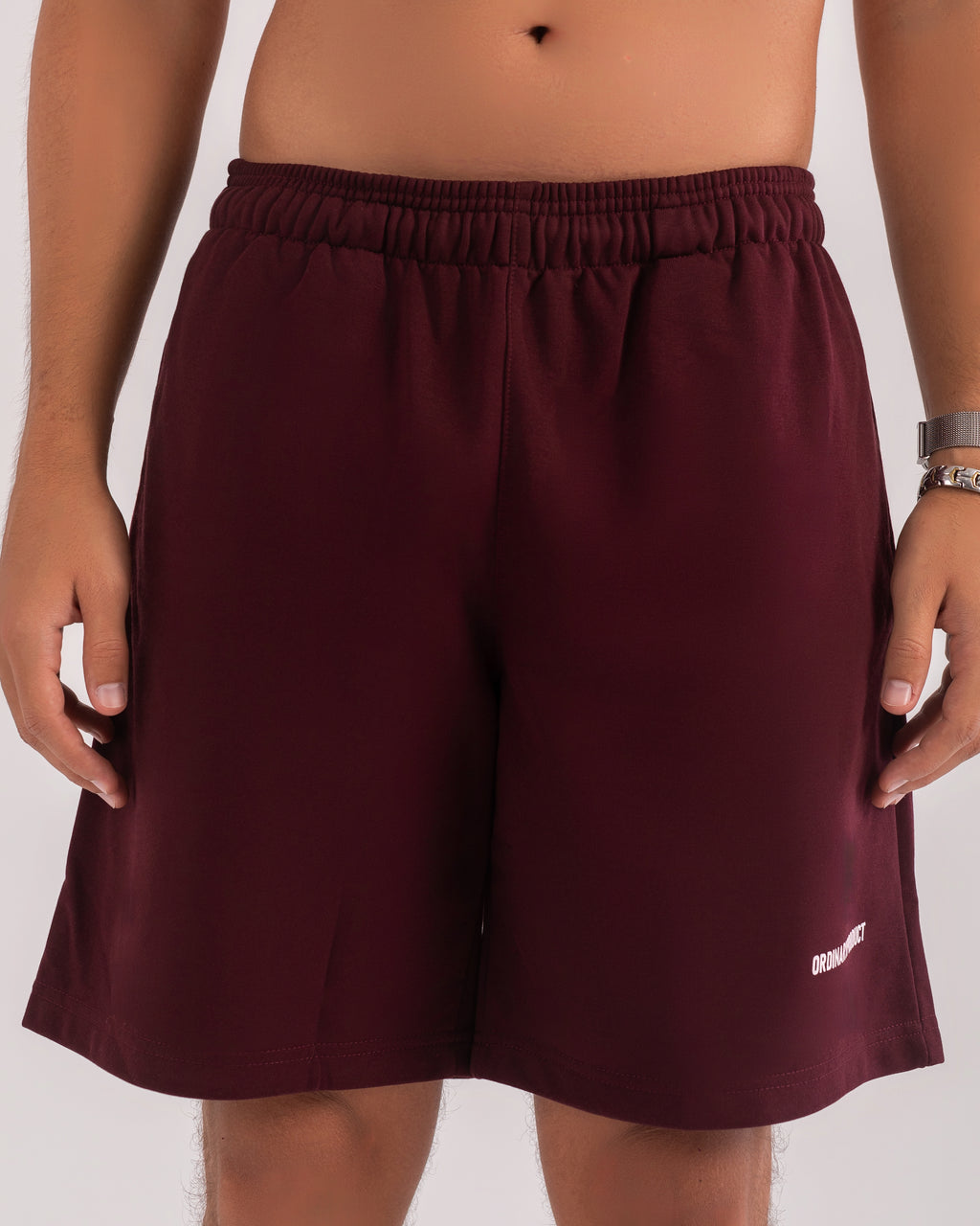 BURGUNDY SHORTS