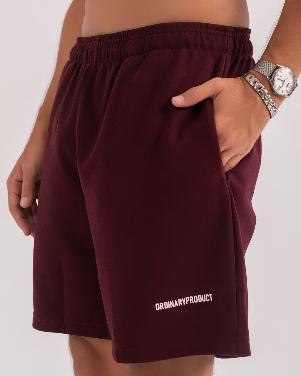 BURGUNDY SHORTS