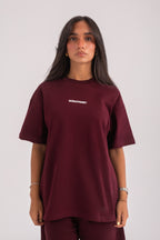 BURGUNDY T-SHIRT NSO