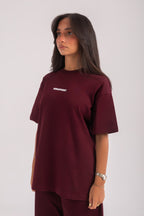 BURGUNDY T-SHIRT NSO