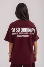 BURGUNDY T-SHIRT NSO