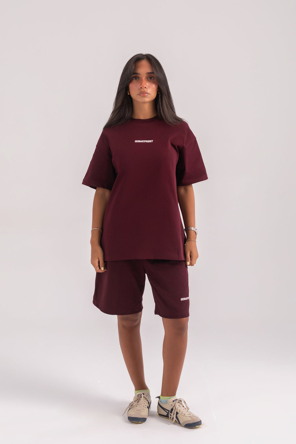 BURGUNDY SHORTS