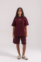 BURGUNDY SHORTS