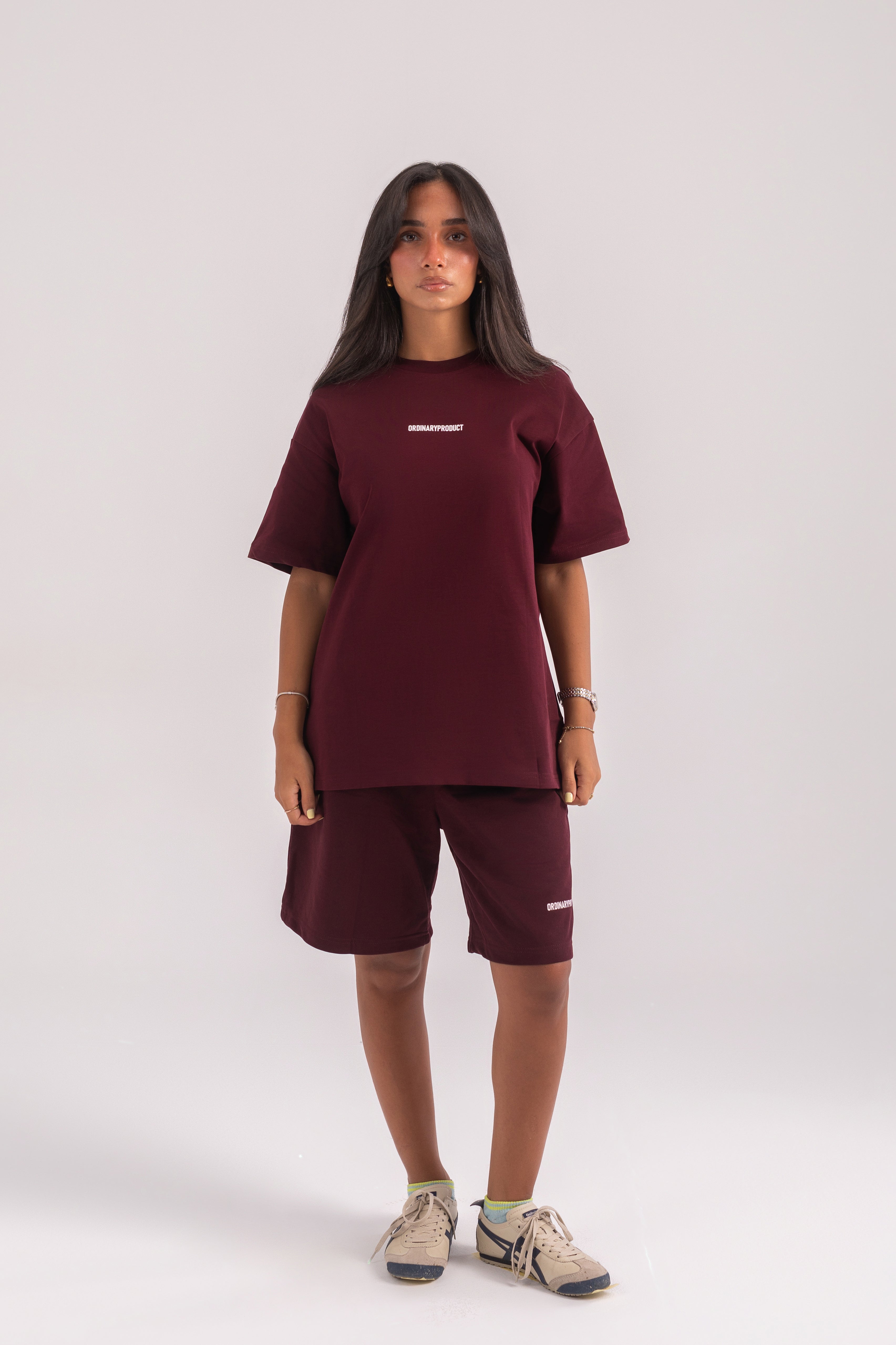 BURGUNDY SHORTS