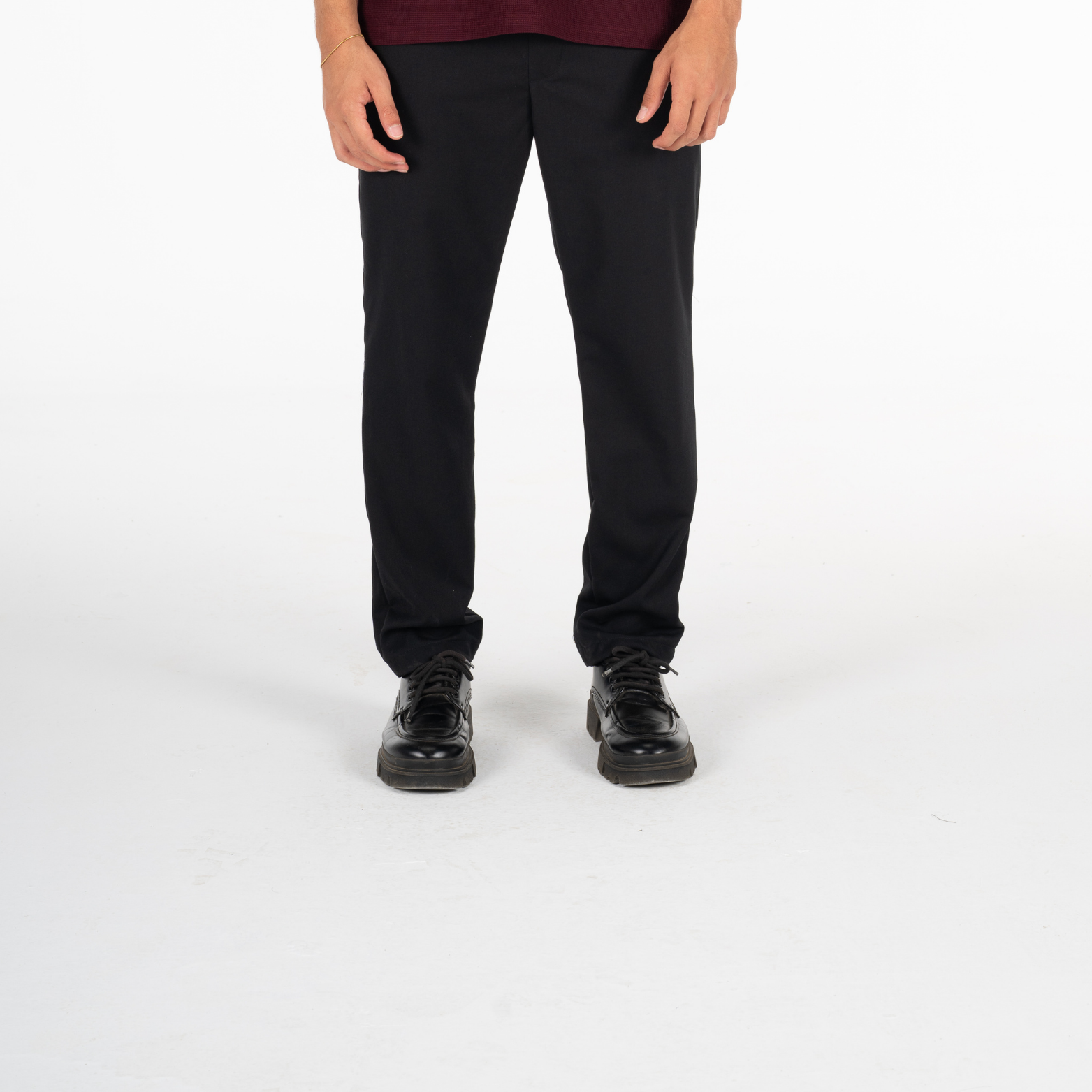 BLACK TAILORED PANTS