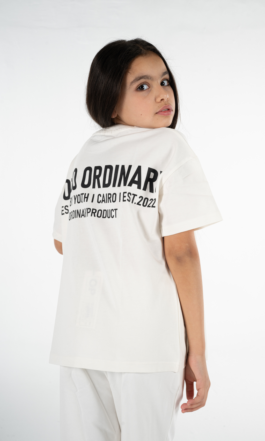 WHITE KIDS T-SHIRT