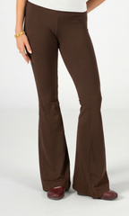WALNUT FLARED YOGA PANTS