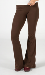 WALNUT FLARED YOGA PANTS