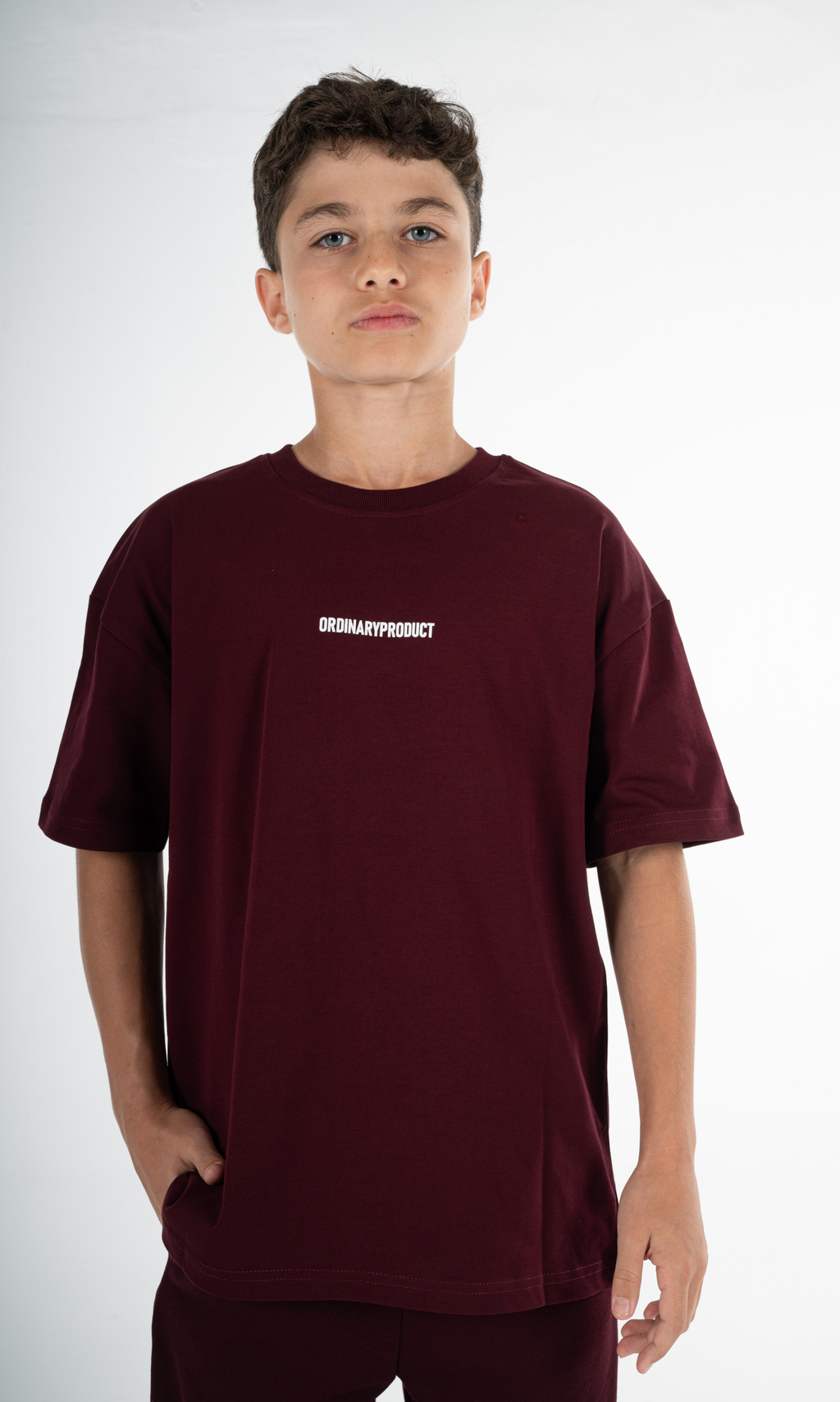 BURGUNDY KIDS T-SHIRT
