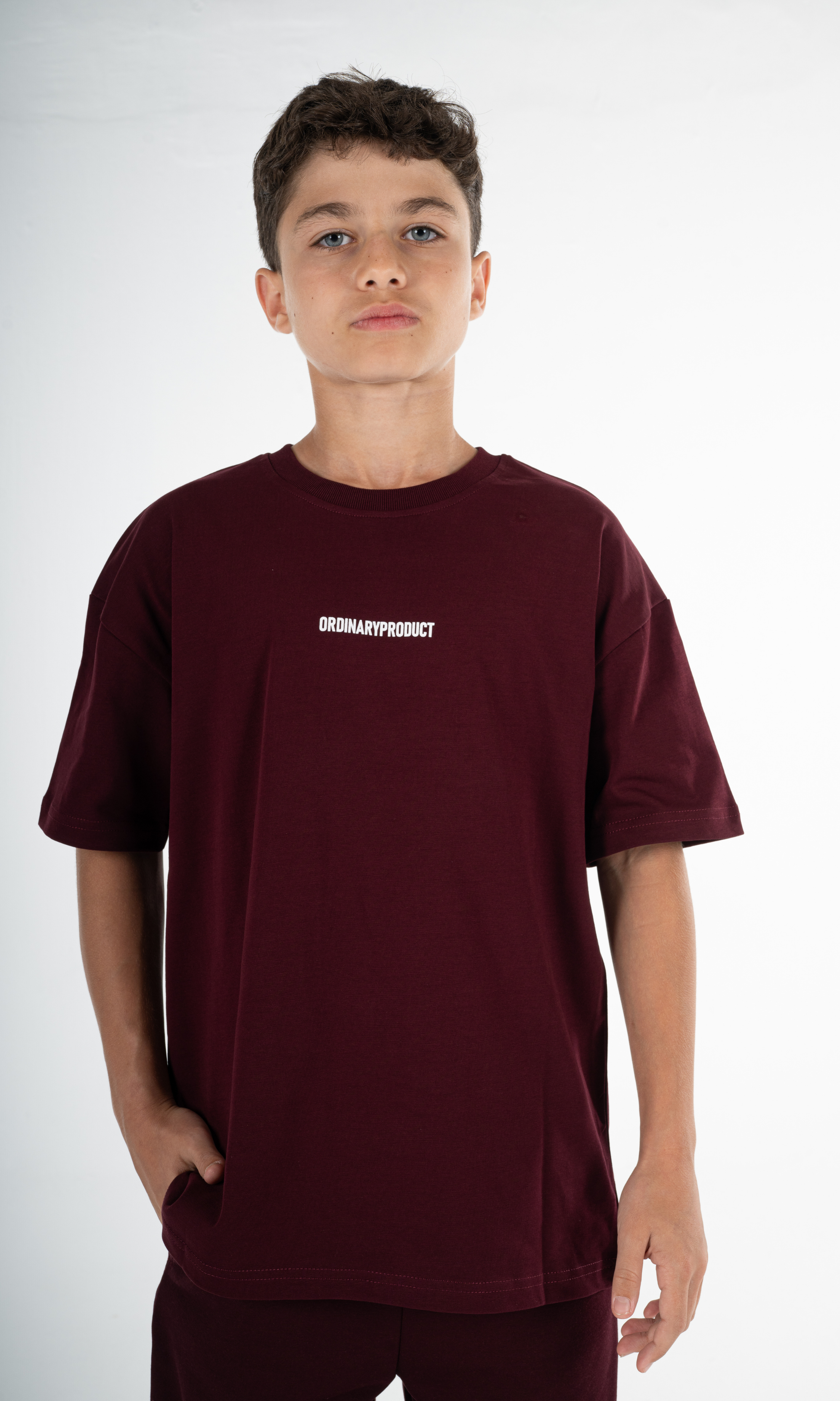 BURGUNDY KIDS T-SHIRT