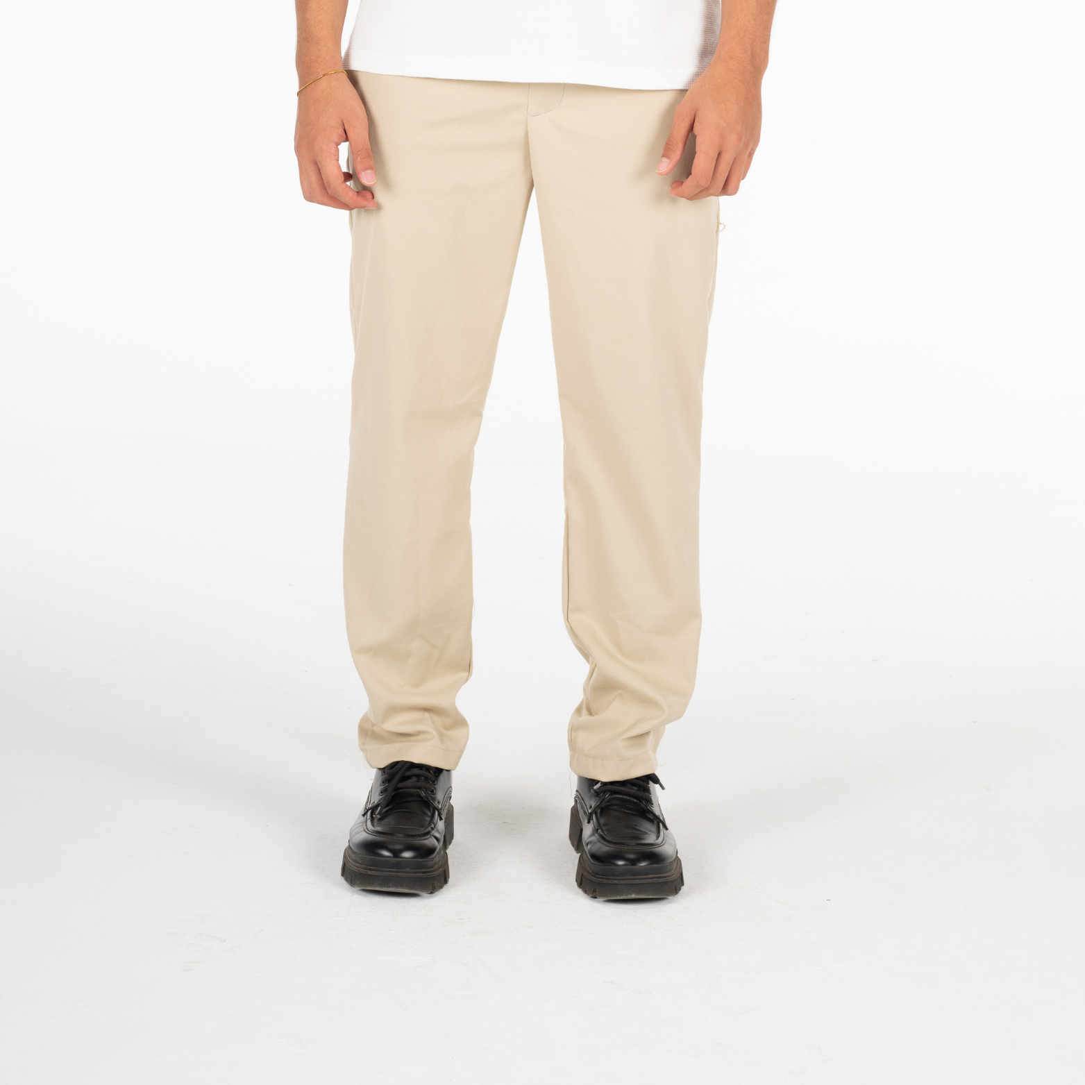 BEIGE TAILORED PANTS