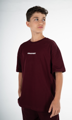 BURGUNDY KIDS T-SHIRT