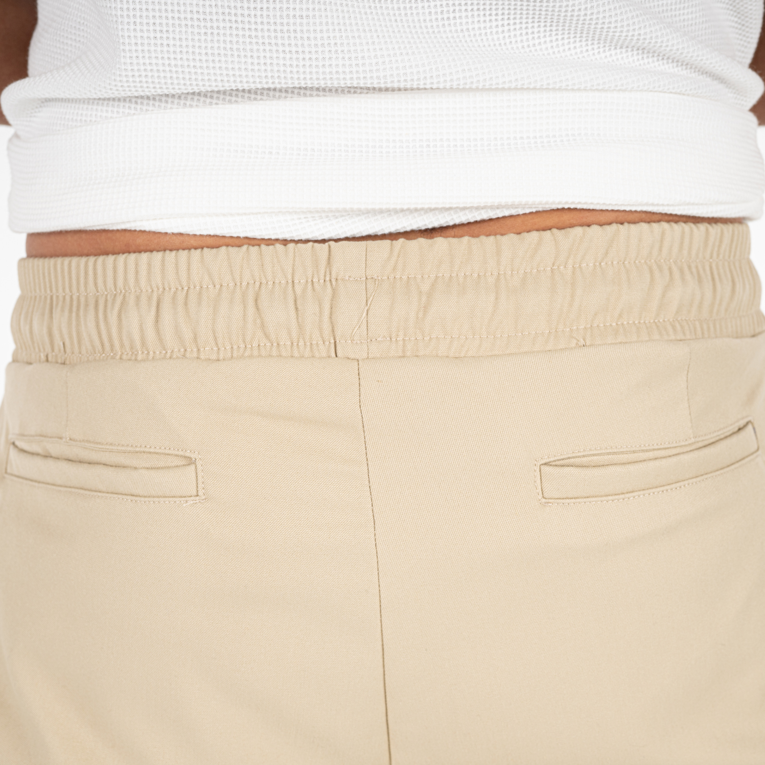 BEIGE TAILORED PANTS