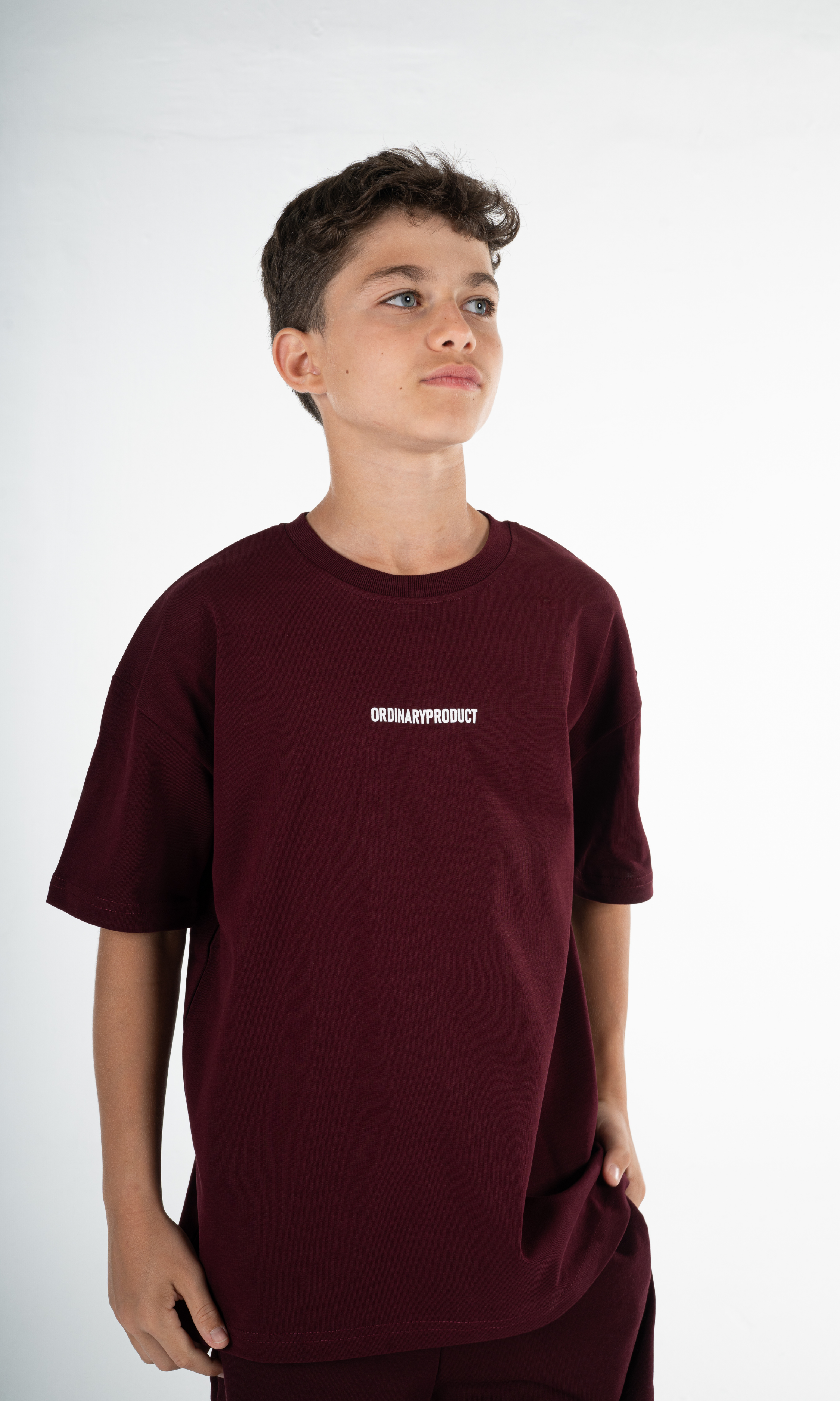 BURGUNDY KIDS T-SHIRT