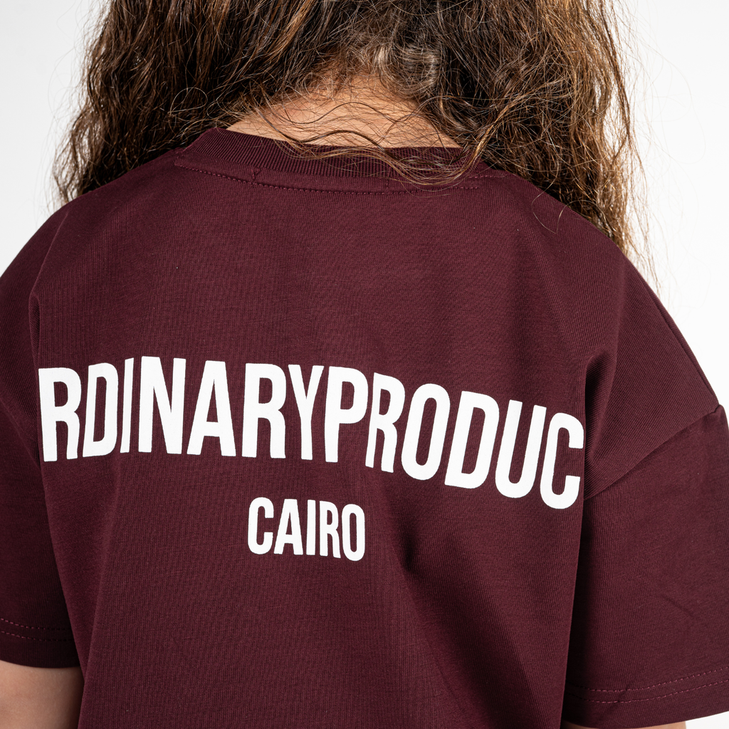 BURGUNDY CAIRO KIDS T-SHIRT