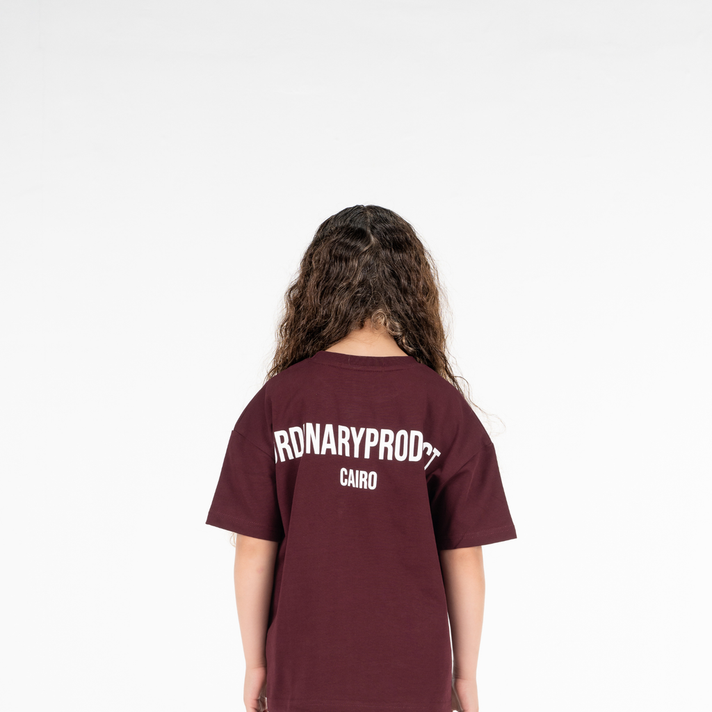 BURGUNDY CAIRO KIDS T-SHIRT