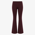 BURGUNDY FLARED YOGA PANTS