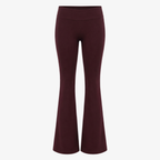 BURGUNDY FLARED YOGA PANTS