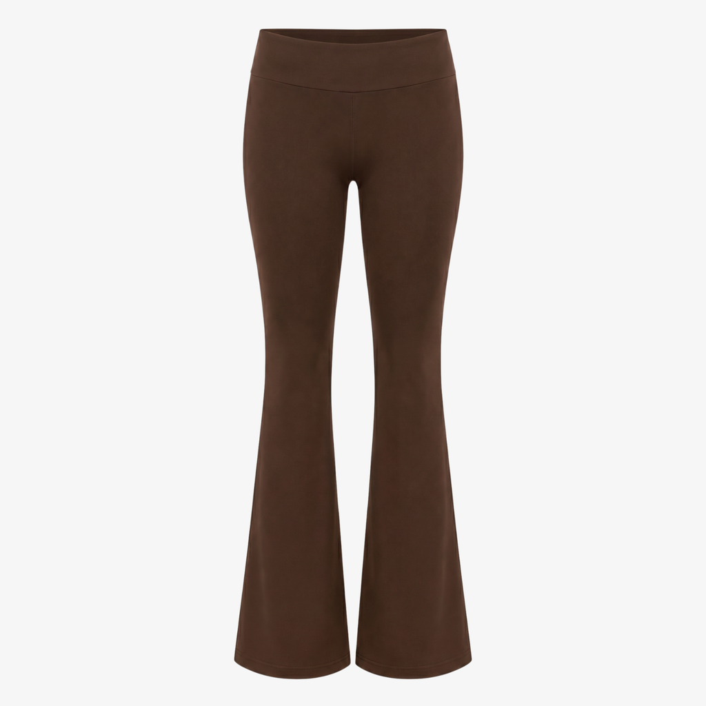 WALNUT FLARED YOGA PANTS