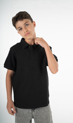 BLACK KIDS POLO