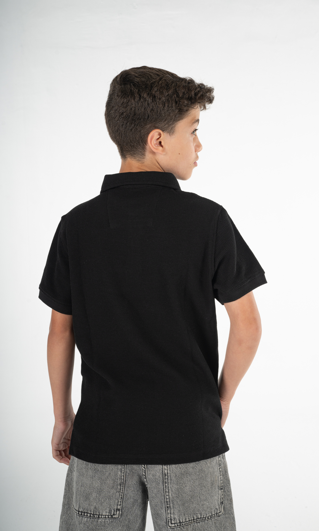 BLACK KIDS POLO