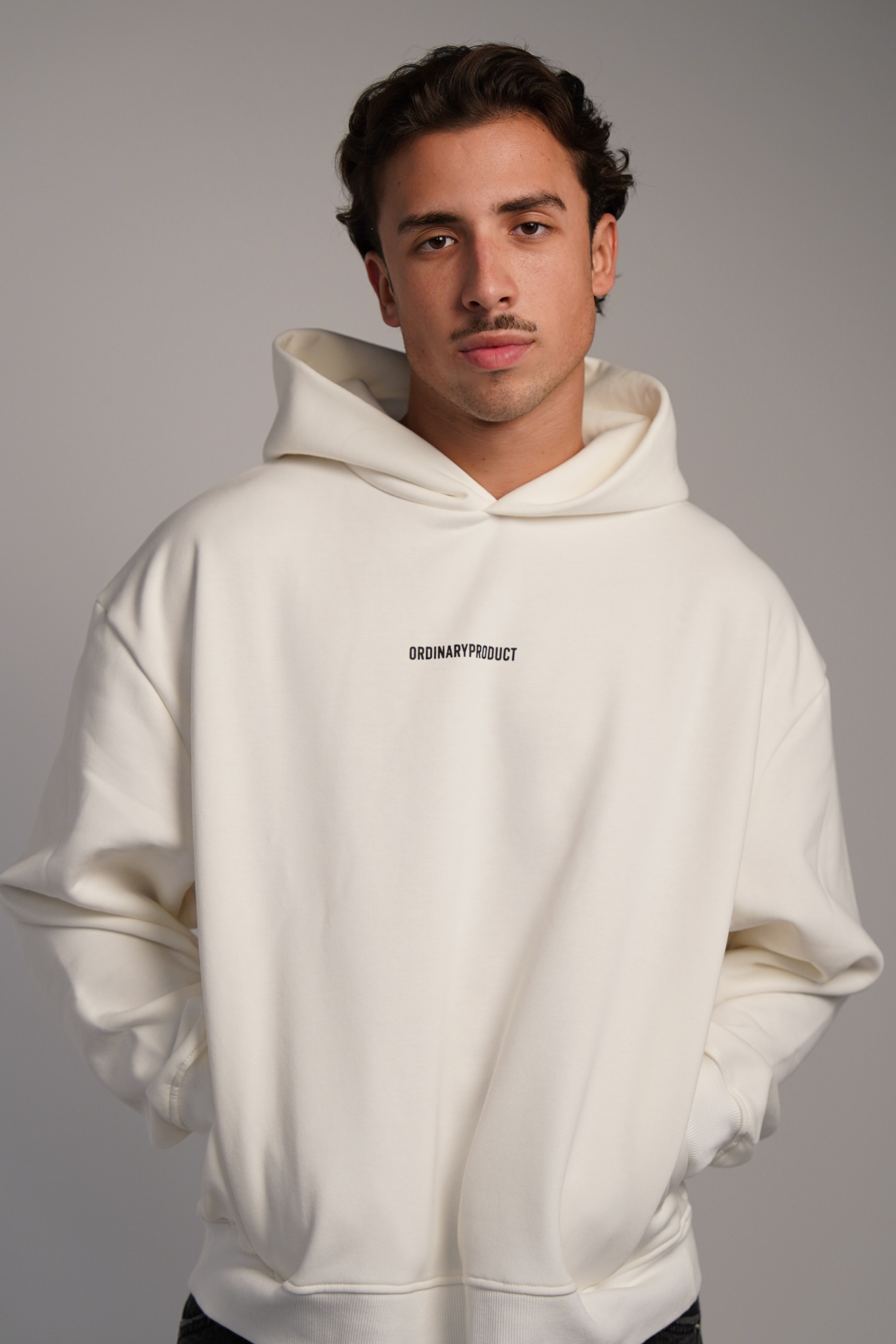 WHITE HOODIE NSO