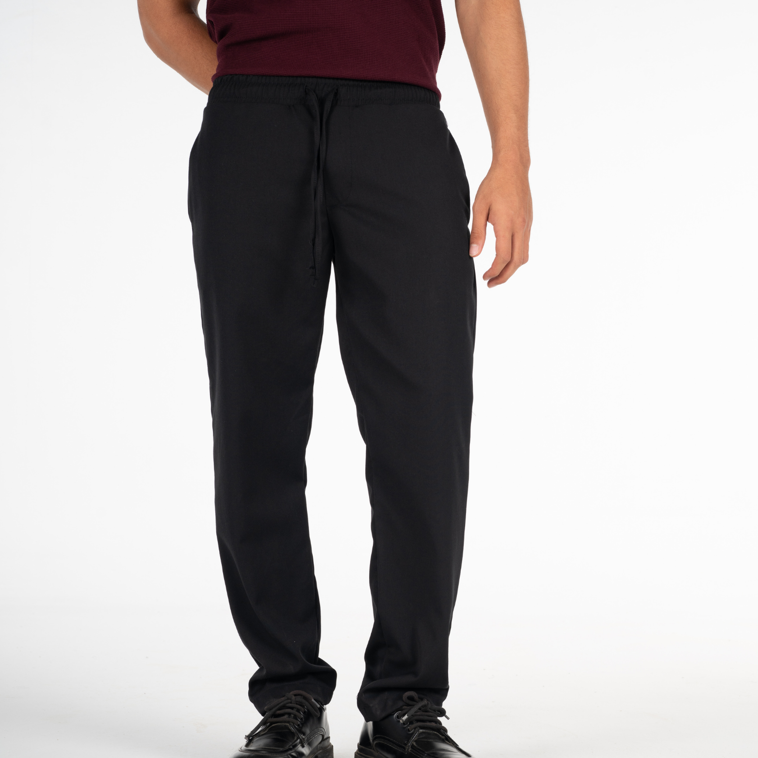 BLACK TAILORED PANTS