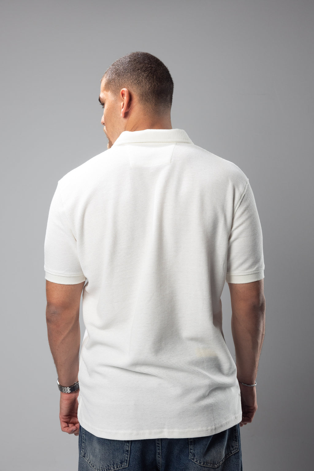 WHITE CASUAL COLLAR