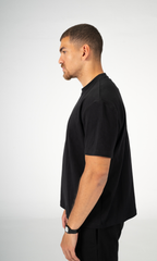 BLACK REGULAR FIT T-SHIRT