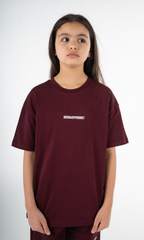 BURGUNDY KIDS T-SHIRT