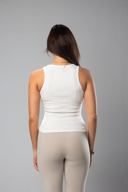 WHITE TANK TOP