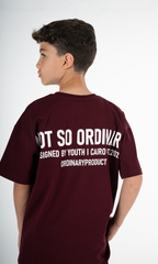 BURGUNDY KIDS T-SHIRT