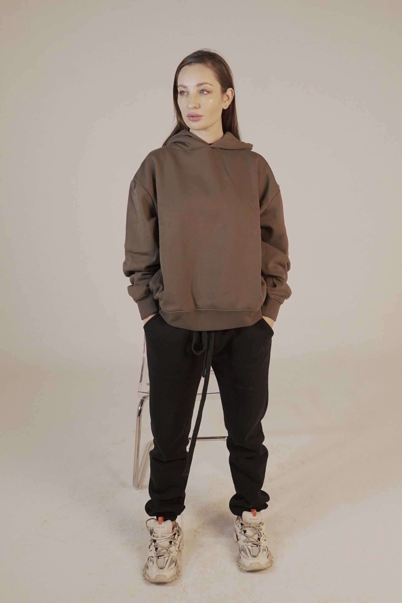 WALNUT NOT SO BASIC HOODIE