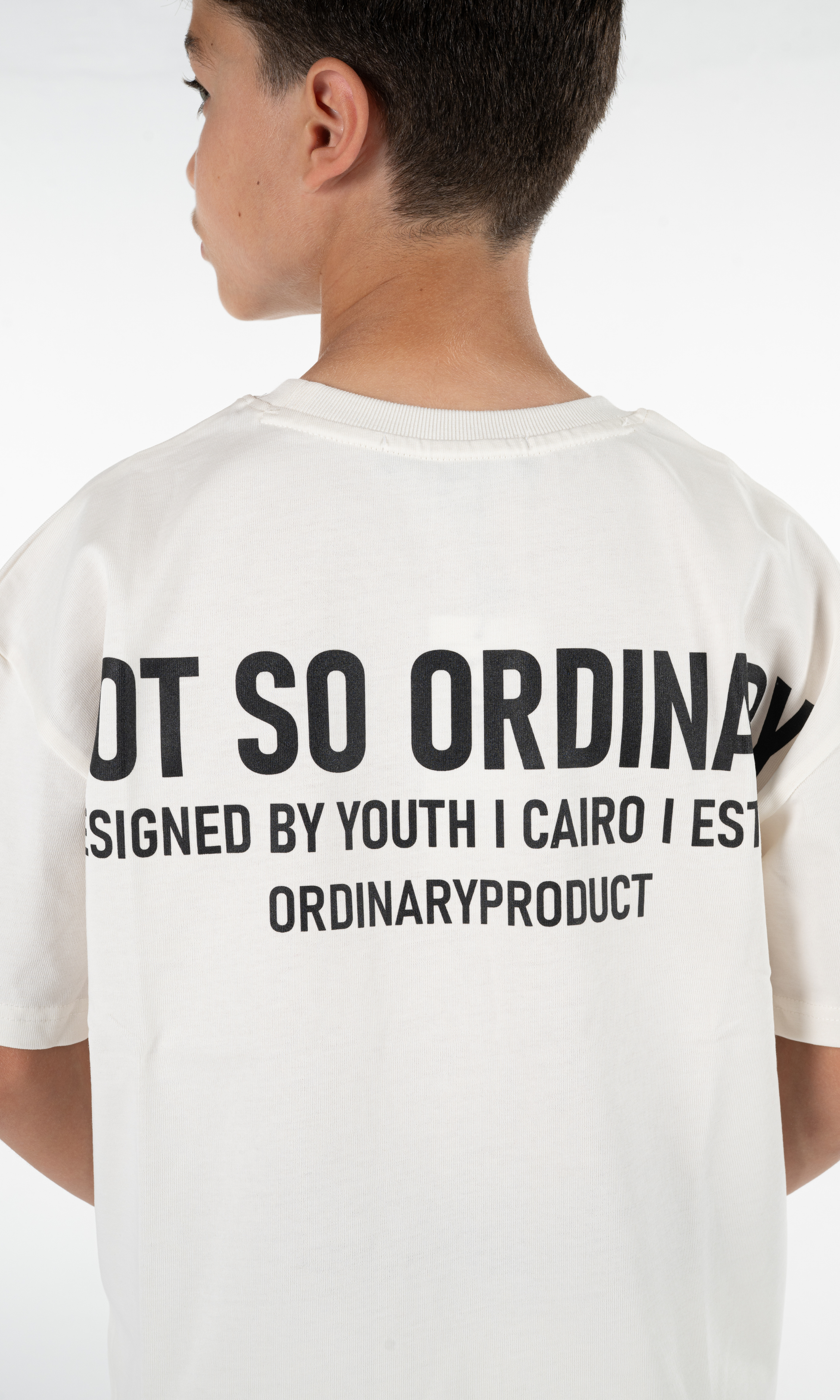 WHITE KIDS T-SHIRT