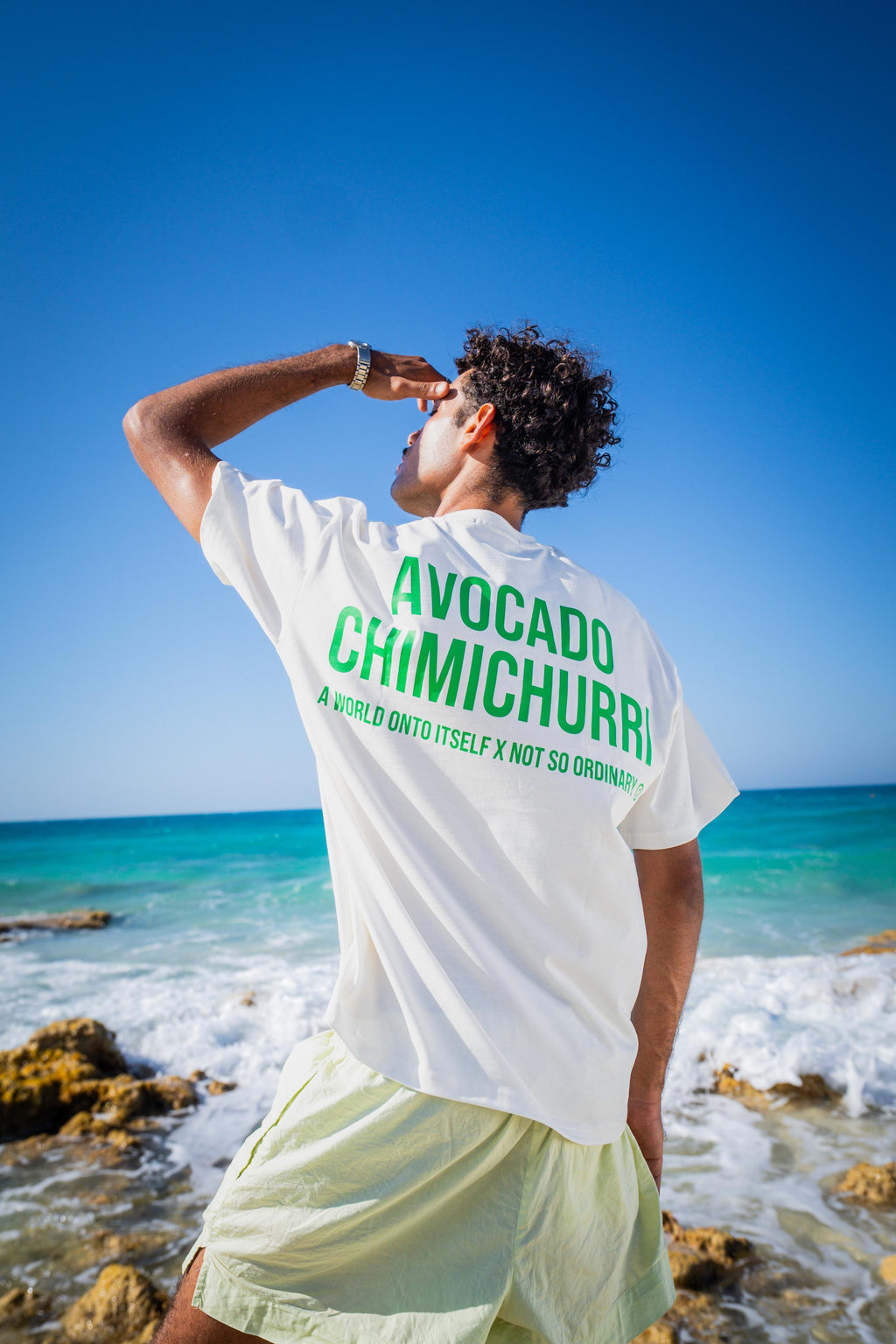 WHITE AVOCADO T-SHIRT
