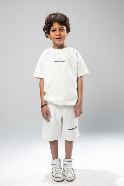 WHITE KIDS SHORT