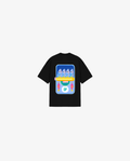 BLACK KIDS T-SHIRT FISHING CLUB
