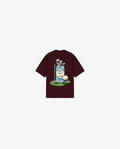 BURGUNDY KIDS T-SHIRT GOLF CLUB