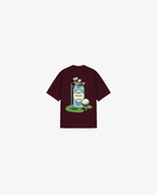 BURGUNDY KIDS T-SHIRT GOLF CLUB