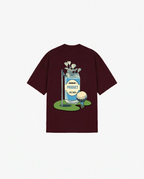 BURGUNDY T-SHIRT GOLF CLUB