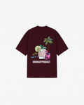 BURGUNDY T-SHIRT LEMONADE