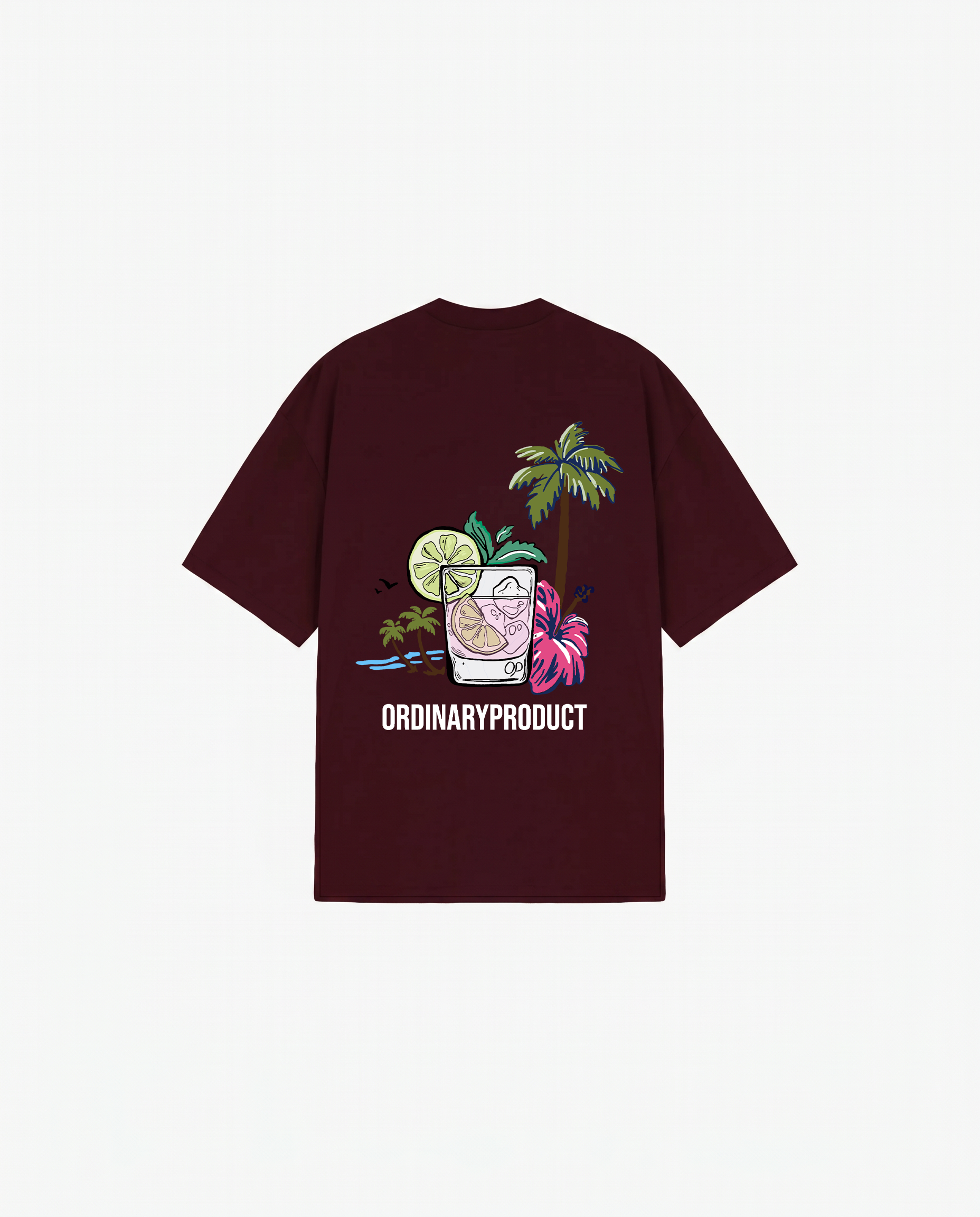 BURGUNDY T-SHIRT LEMONADE