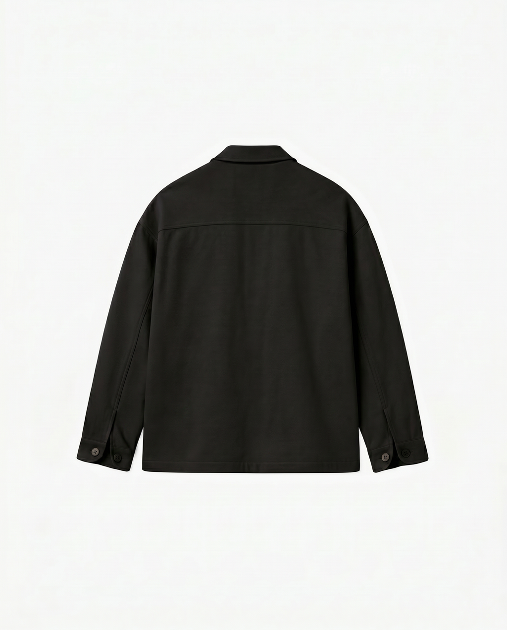 BLACK TIMELESS OVERSHIRT